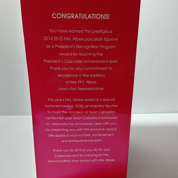 AVON - 2014/2015 100 Years PRESIDENT'S RECOGNITION - Picture 3 of 8
